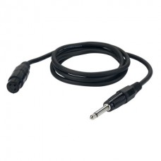 DAP-Audio FL02 - unbal. XLR/F 3 p. > Jack mono 3m небалансный моно кабель с разъёмами XLR F 3-pin / моно Jack 6.25 мм