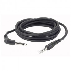 DAP-Audio FL10 - unbal. Jack mono > Jack mono 90° Black 6m моно кабель с разъёмами моно Jack 6.25 мм
