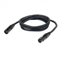 DAP-Audio FL81 - XLR/M 4p. > XLR/F 4p. 10m микрофонный кабель, разъёмы Neutrik