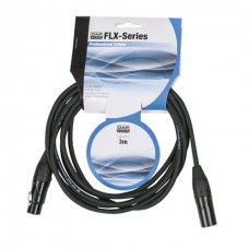 DAP-Audio FLX01- bal. XLR/M 3 p. > XLR/F 3 p. 3m микрофонный кабель, балансный