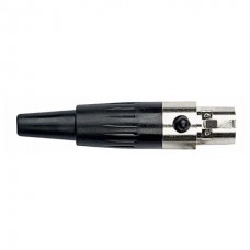 DAP-Audio N-CON Mini XLR 4p. Plug Female разъём N-CON мини XLR, 4 контакта, «мама»